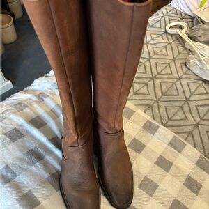 Born Plaid Lined Leather Boots